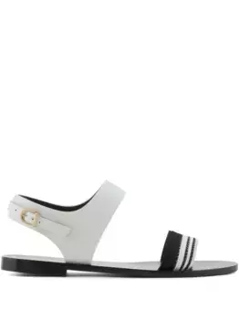 Сандалии с полосками GIORGIO ARMANI, черный
