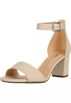 Сандалии с ремешками CLARKS Deva, бежевый