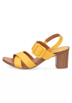 Сандалии с ремешком Caprice, цвет YELLOW