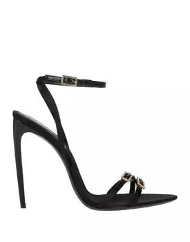 Сандалии Saint Laurent, черный