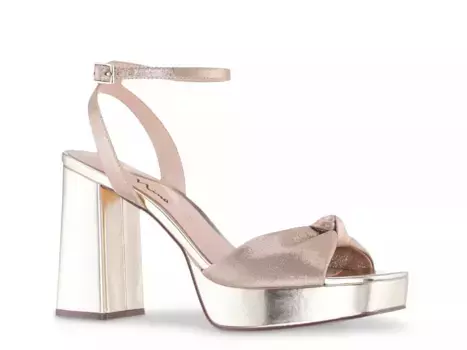 Сандалии Seline Platform Nina, Gold Metallic