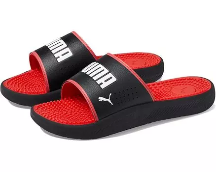 Сандалии Softride Slide Massage PUMA, черный