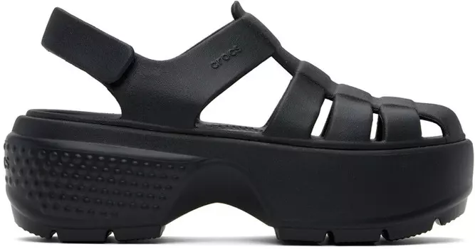 Сандалии Stomp Fisherman Crocs, черный