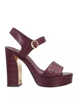 Сандалии Tory Burch, бордовый