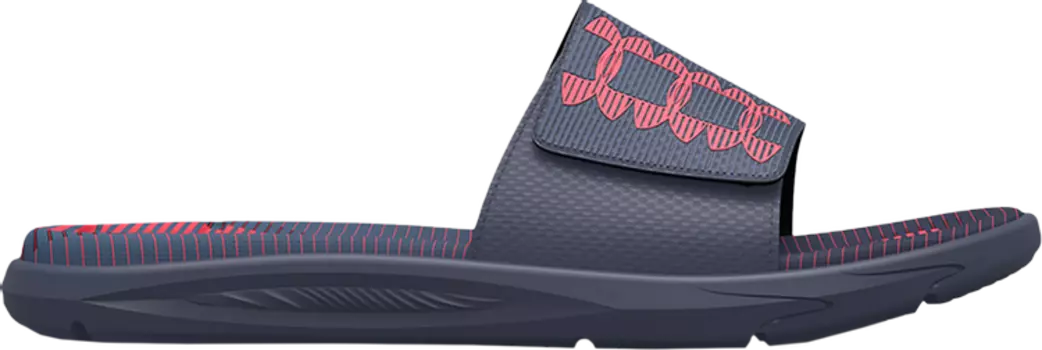 Сандалии Under Armour Mercenary Slide Tempered Steel Aurora Purple, фиолетовый