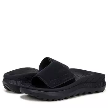 Сандалии Unisex VIONIC Rejuvenate Slides, цвет Navy Blue Synthetic Nubuck