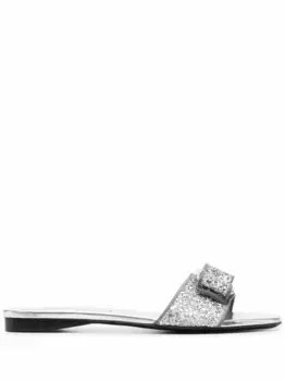 Сандалии Vara Bow Ferragamo, серебяный