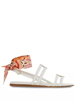 Сандалии Vara со шнуровкой Ferragamo, белый
