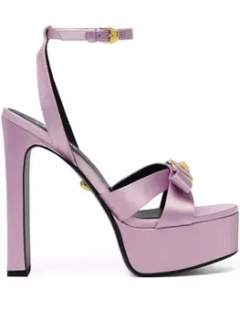 Сандалии Versace 140 мм Gianni Ribbon, фиолетовый