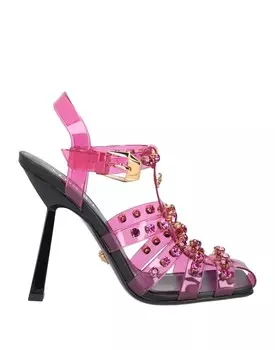 Сандалии Versace, фуксия