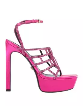 Сандалии Versace, фуксия