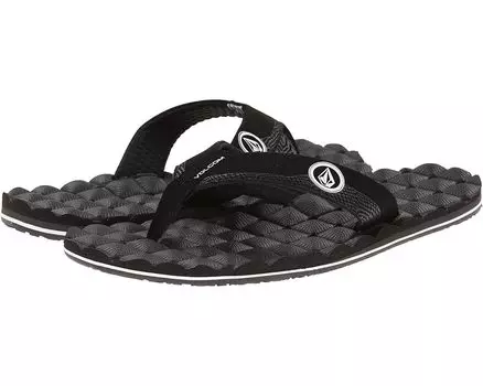 Сандалии Volcom Recliner, цвет Black White
