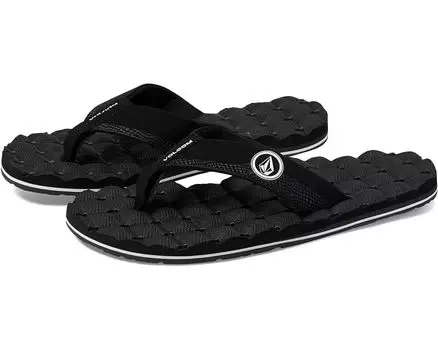 Сандалии Volcom Recliner, цвет Black/White