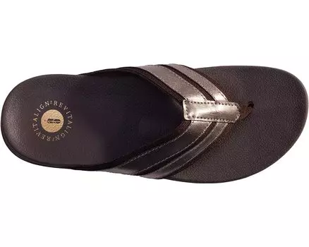 Сандалии Webbed Flip-Flop Revitalign, бронза
