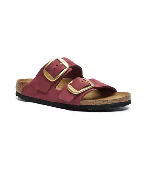 Сандалии женские Birkenstock Аризона кожаные, бургундия