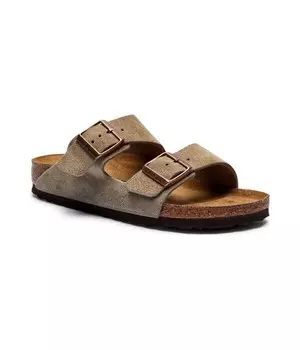 Сандалии женские Birkenstock Аризона замшевые, бежевый