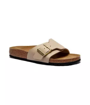 Сандалии женские Birkenstock с пряжкой, бежевый