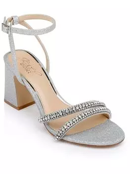 Сандалии женские Jewel Badgley Mischka, серебряный