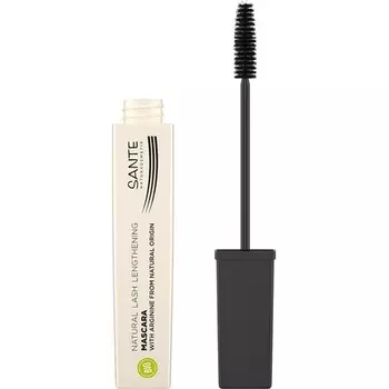 SANTE Naturkosmetik Натуральная удлиняющая тушь для ресниц 01 Черный 8 мл