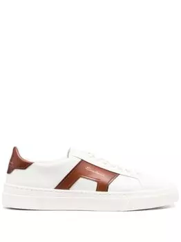 Santoni кеды Double Buckle, белый