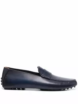 Santoni мокасины Diction, синий