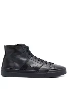 Santoni высокие кеды Gonu, синий