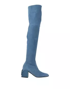 Сапоги Casadei, пастельный синий