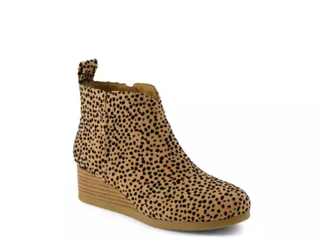 Сапоги Clare Wedge Boot Toms, темно-коричневый