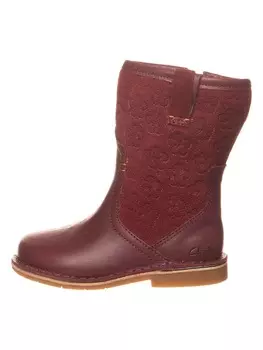 Сапоги Clarks, бордовый