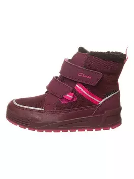 Сапоги Clarks Winterboots Jumper Jump, фиолетовый