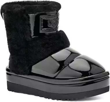 Сапоги Classic Chillapeak Shine UGG, черный