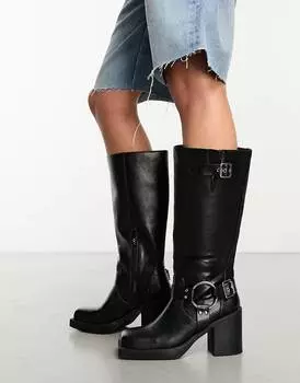 Сапоги Daisy Street Harness Knee, черный