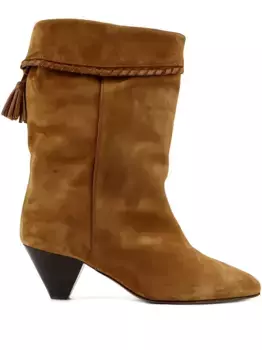 Сапоги Dalby 55 с кисточками ISABEL MARANT, коричневый