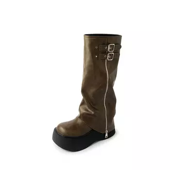 Сапоги Five-nine Dan seven Knee-high Boots Women's, коричневый