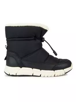 Сапоги Geox Winterboots Flexyper, черный/белый