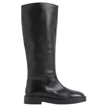 Сапоги H&amp;M Leather Knee-High, черный