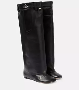Сапоги игрушечные кожаные. Loewe, черный
