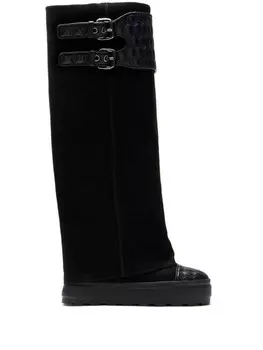 Сапоги Maison Lab Double Face 80 Casadei, черный