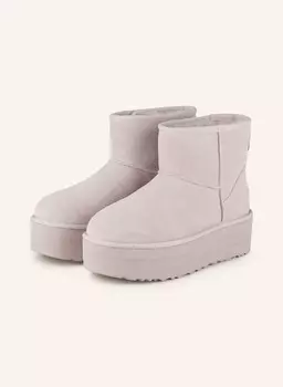Сапоги на платформе классические мини на платформе Ugg, фиолетовый