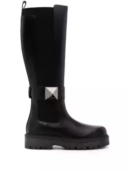 Сапоги One Stud VALENTINO GARAVANI, черный