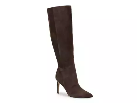 Сапоги Richy Wide Calf Boot Nine West, темно-коричневый
