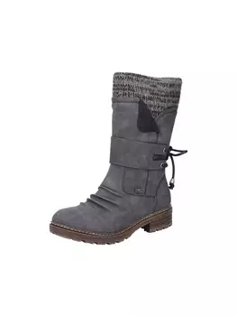 Сапоги rieker, цвет anthrazit/schwarz/anthrazit