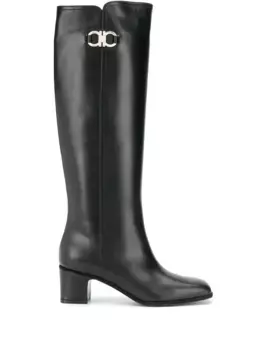 Сапоги с декором Gancini Ferragamo