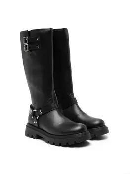 Сапоги с пряжками Gallucci Kids, черный