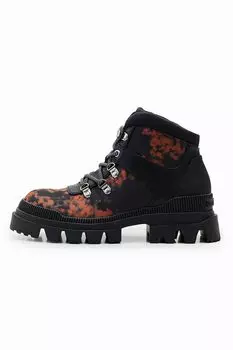 Сапоги с рисунком Desigual, черный