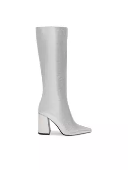 Сапоги SAMAA Nine West, серебро