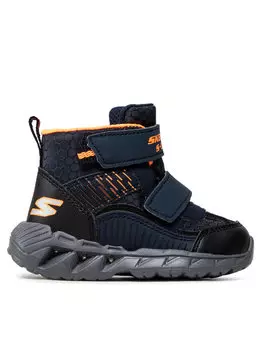 Ботинки Skechers комбинированные на липучке, синий