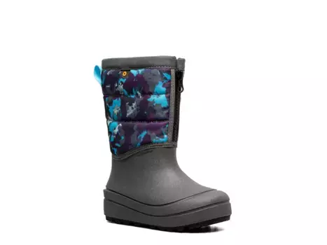 Сапоги Snow Shell Zip Snow Boot Bogs, серый