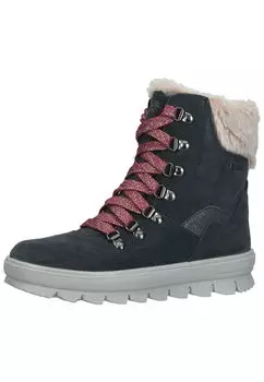 Сапоги superfit ette, цвет Grau/Pink