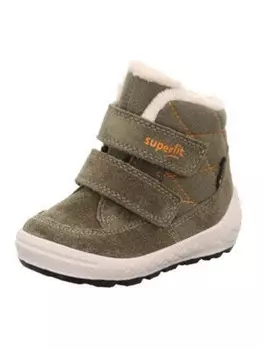 Сапоги superfit Jungen Stiefel Stiefelette Leder \ GROOVY, зеленый